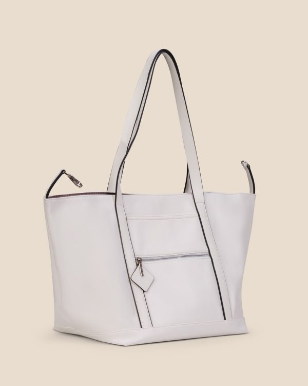 کیف زنانه بیگ بگ (Big Bag) سفید - Image 3