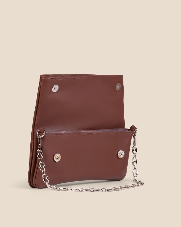 کیف زنانه B قهوه ای - Image 4
