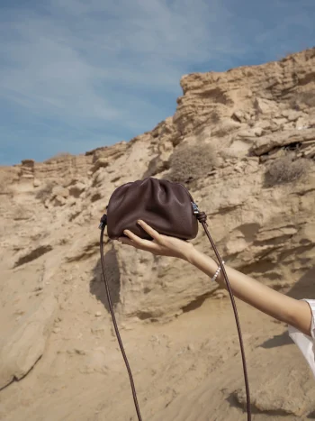 کیف زنانه صدف فندقی