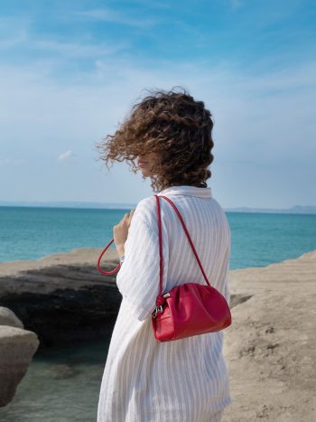 کیف زنانه صدف قرمز